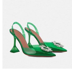 NWOT Amina Muadi Inspired Heels